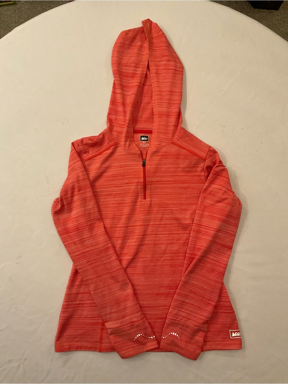 REI Women's Striped Half-Zip Hoodie